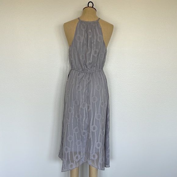 Elizabeth Crosby Charlize Dress Grey Size S - Picture 5 of 9
